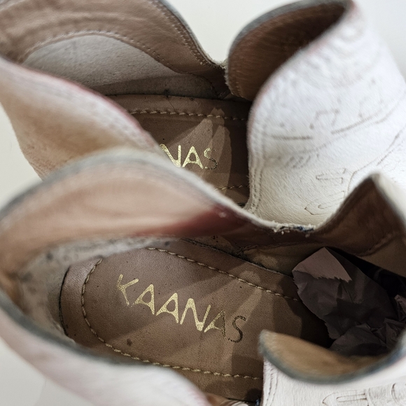 White Cowhide Ankle Bootie - Picture 5 of 8